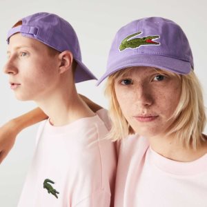 Lacoste Adjustable Organic Puuvilla Twill Violetit | PHL-092615