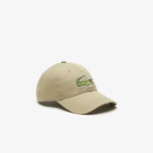 Lacoste Adjustable Organic Puuvilla Twill Beige | WBA-481735