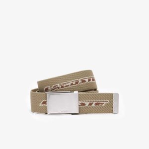 Lacoste Contrast Logo Print Belt Monivärinen | PNZ-735281