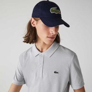 Lacoste Contrast Strap And Oversized Crocodile Puuvilla Laivastonsininen Sininen | CTP-134528