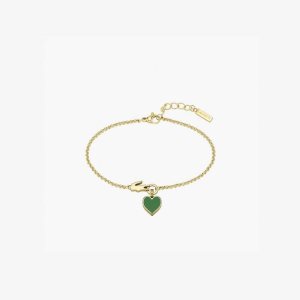 Lacoste Love My Croc Bracelet Kultaiset Vihreä | OEA-603952