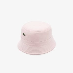 Lacoste Organic Puuvilla Bucket Vaaleanpinkki | OVR-410675