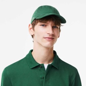 Lacoste Organic Puuvilla Twill Vihreä | LEO-049532