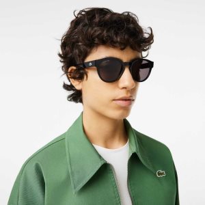 Lacoste Oval Plant Based Resin L.12.12 Mustat | CTV-135894