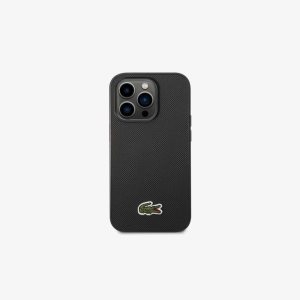 Lacoste Petit Pique Effect iPhone 14 Pro Mustat | MGZ-018946