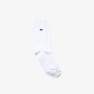 Lacoste Puuvilla Blend High-Cut Valkoinen | HBD-583120