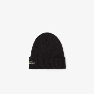 Lacoste Ribbed Villa Beanie Harmaat | CYD-567814