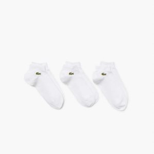 Lacoste SPORT Low-Cut 3-Pack Valkoinen | YVB-572849