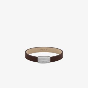 Lacoste Traveler Bracelet Ruskea | FZU-487632