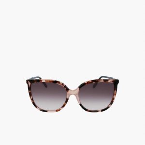 Lacoste Tubular Temple Butterfly Acetate Pinkki | NMK-726439