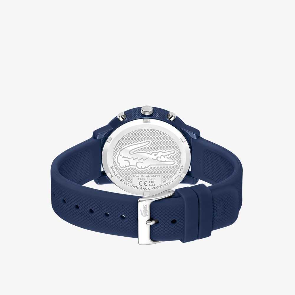 Lacoste 12.12 Chrono Blue Silikoni Sininen | FEG-572319