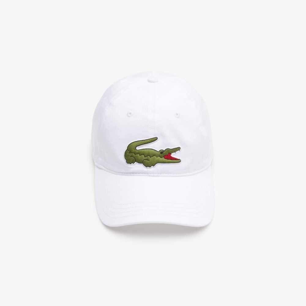 Lacoste Adjustable Organic Puuvilla Twill Valkoinen | JCO-693517