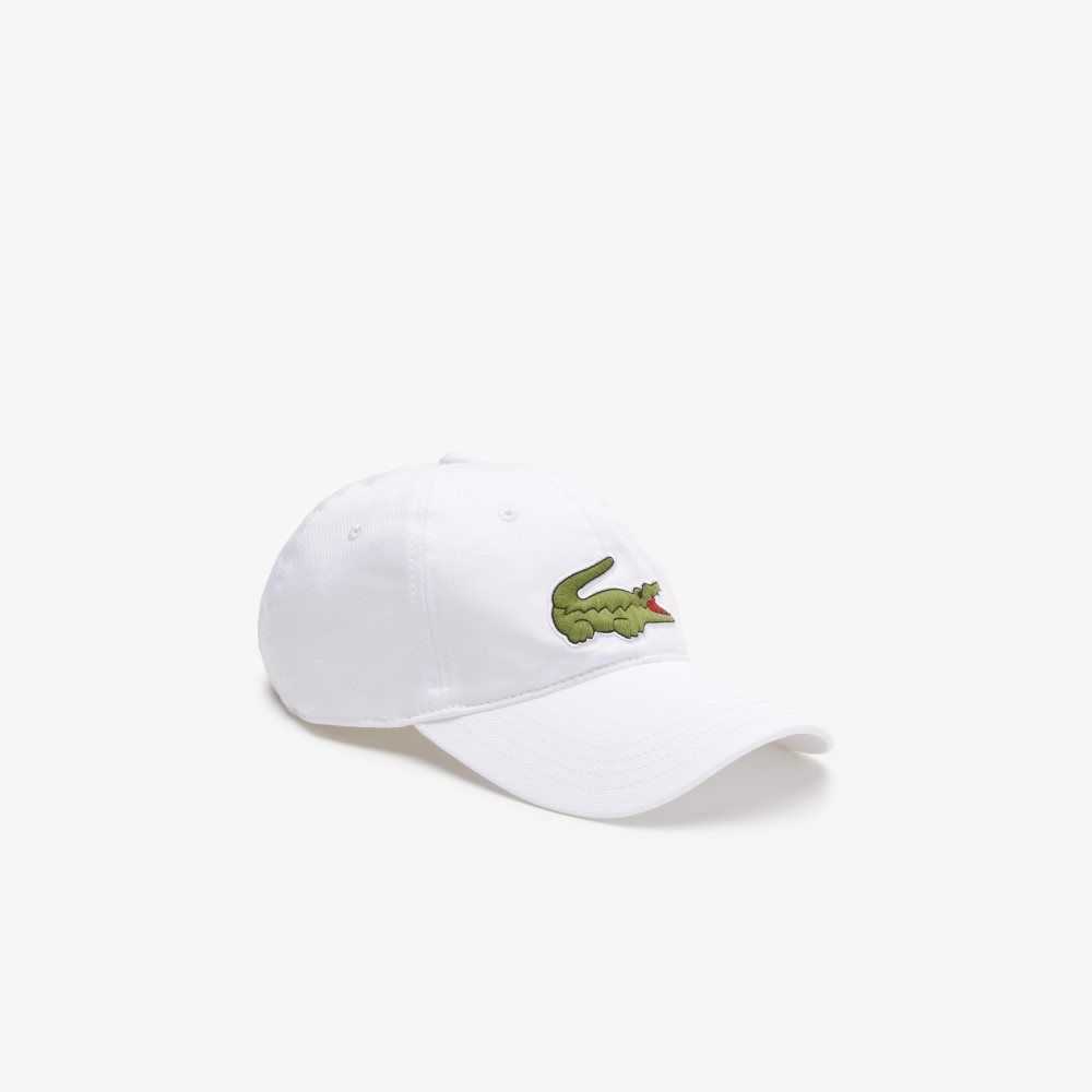 Lacoste Adjustable Organic Puuvilla Twill Valkoinen | JCO-693517