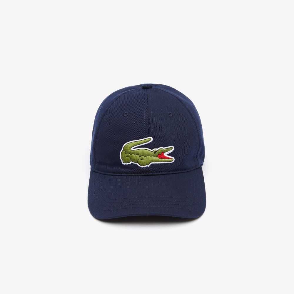 Lacoste Adjustable Organic Puuvilla Twill Laivastonsininen Sininen | NDX-908761