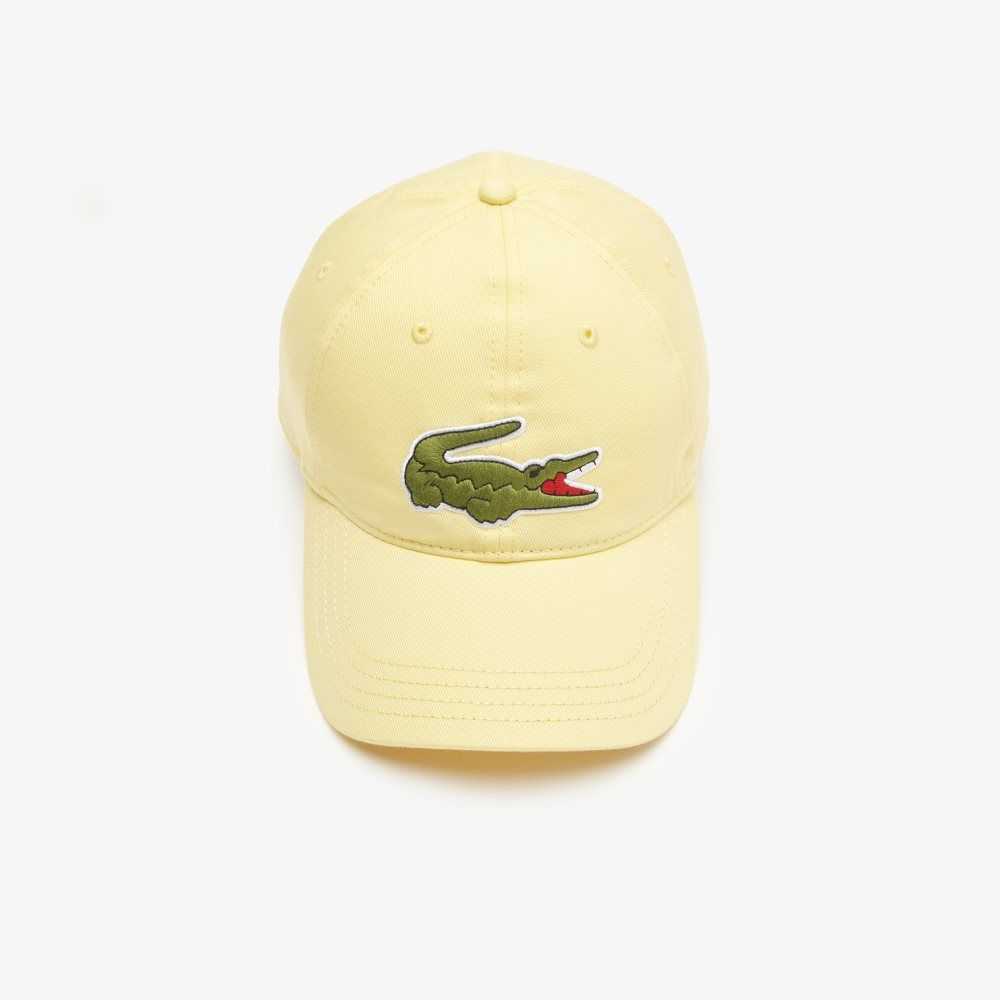 Lacoste Adjustable Organic Puuvilla Twill Keltainen | YWO-094537