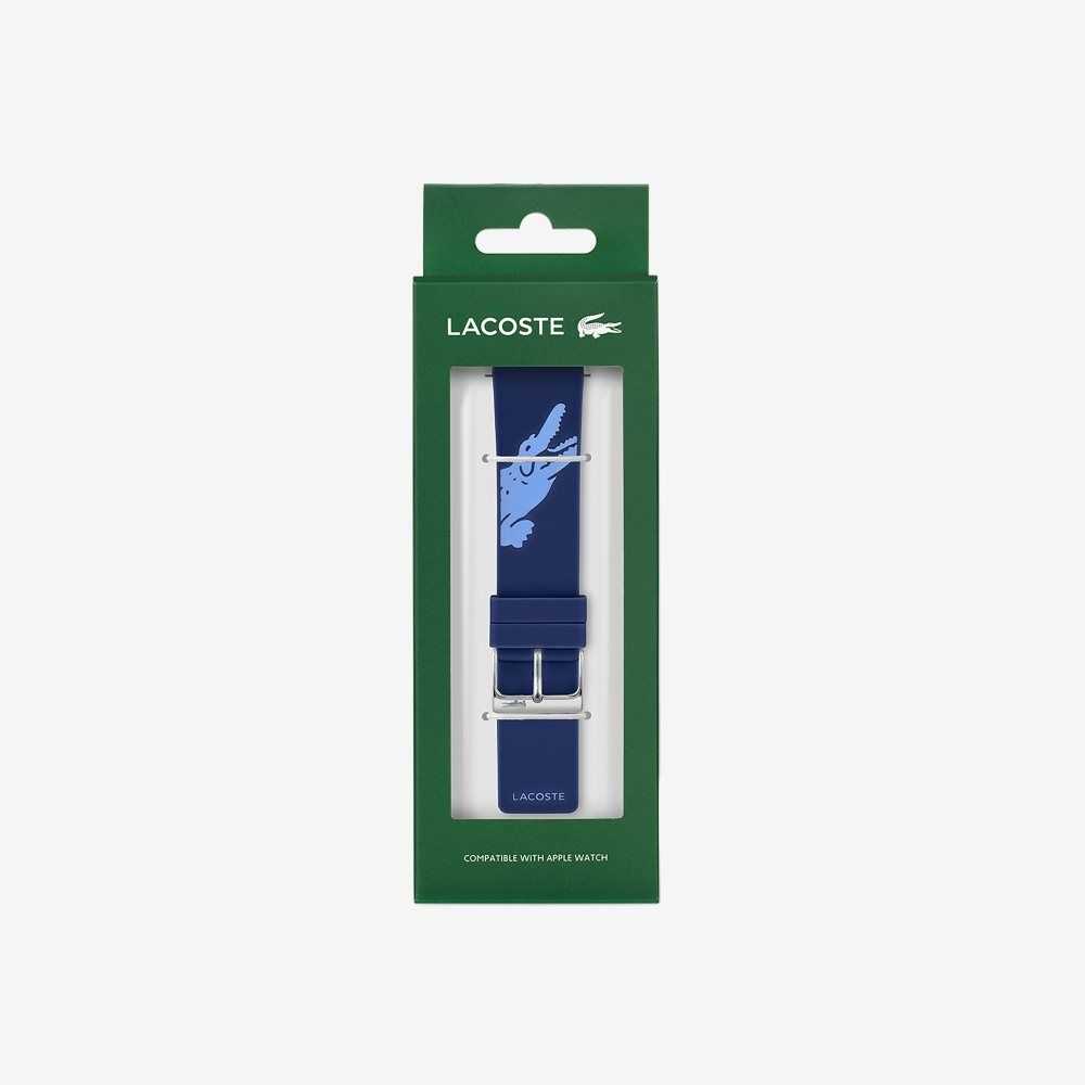 Lacoste Blue Strap For Apple Sininen | MKY-126098