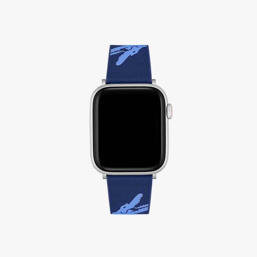 Lacoste Blue Strap For Apple Sininen | MKY-126098