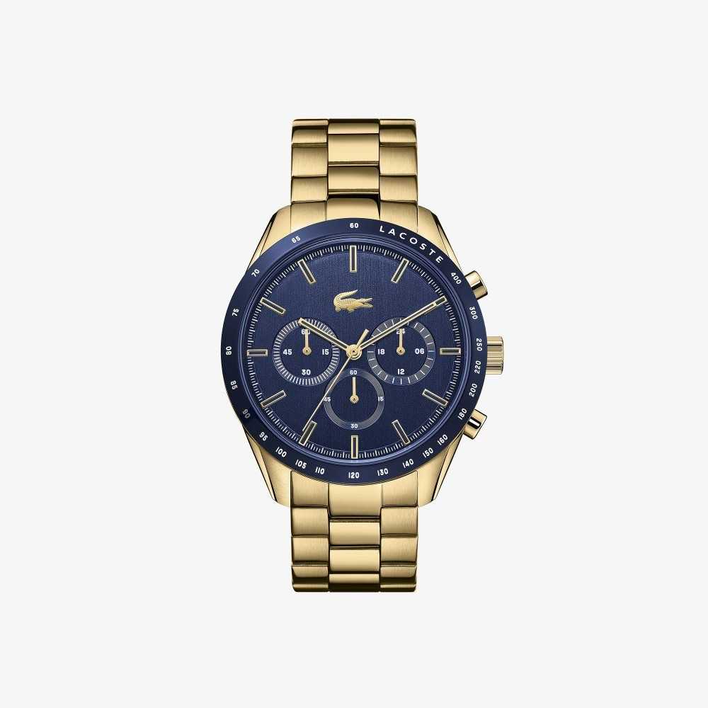 Lacoste Boston Kronografi Ionic Gold Plated Kultaiset | DKJ-795280