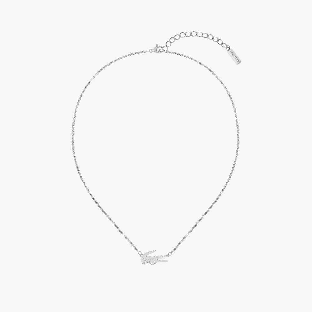 Lacoste Crocodile Necklace Hopea | POD-427913