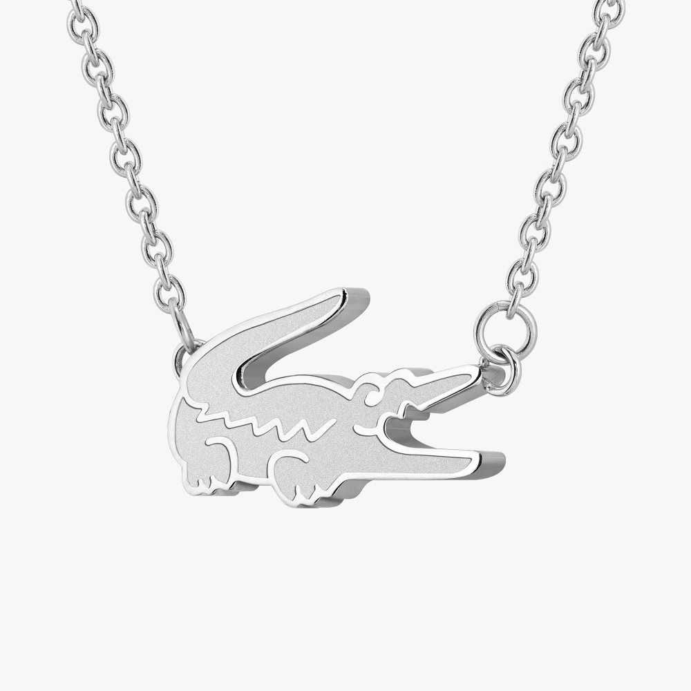 Lacoste Crocodile Necklace Hopea | POD-427913