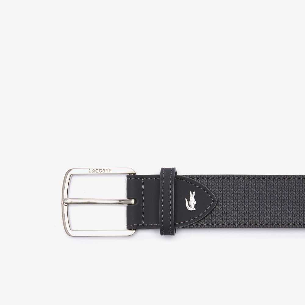 Lacoste Engraved Solki Reversible Pique Nahkaiset Belt Tummanruskea | QLM-941358