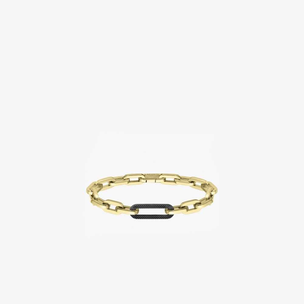 Lacoste Ensemble Bracelet Keltainen Kultaiset Mustat | NRS-058176