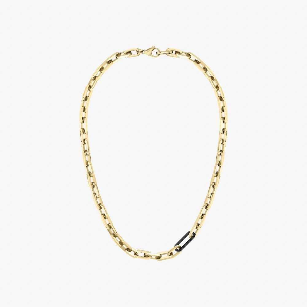 Lacoste Ensemble Necklace Keltainen Kultaiset Mustat | YRW-705861