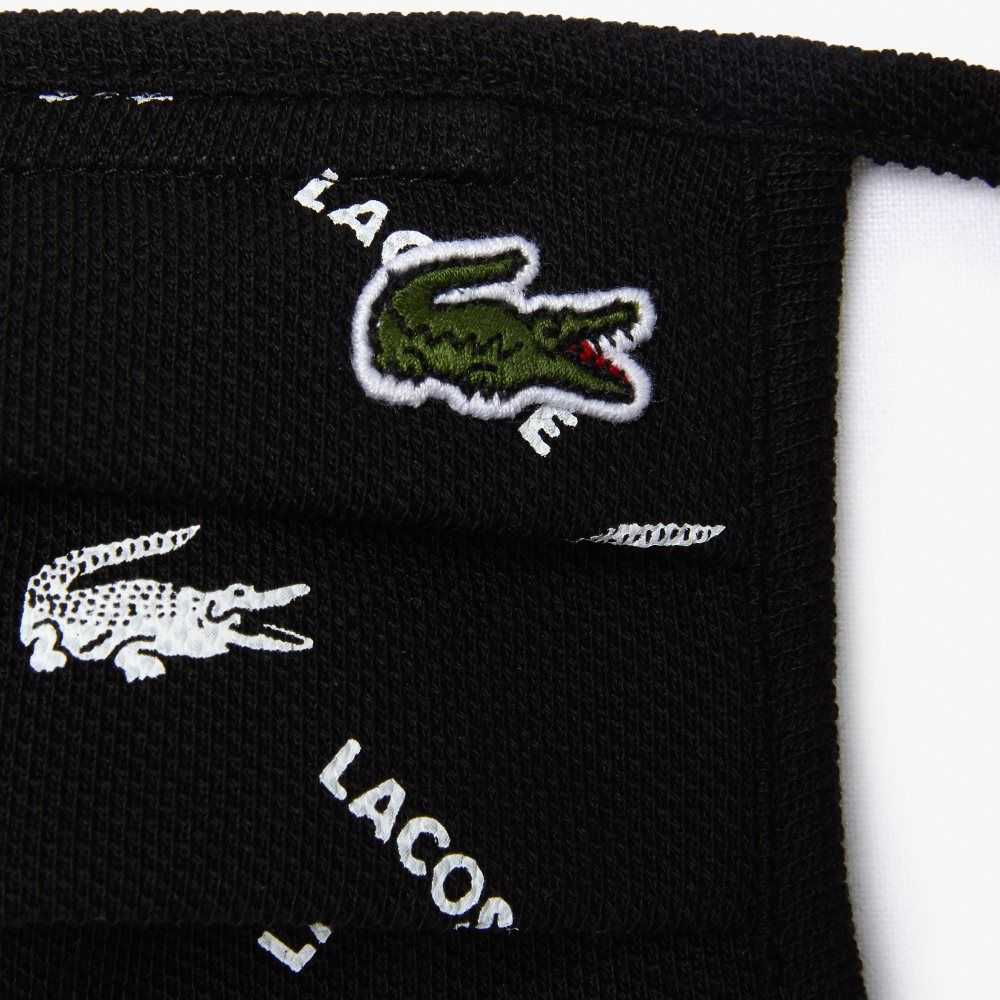 Lacoste L.12.12 Face Protection Adjustable Masks 3-Pack Mustat Valkoinen Mustat Vihreä Valkoinen | CUH-128657