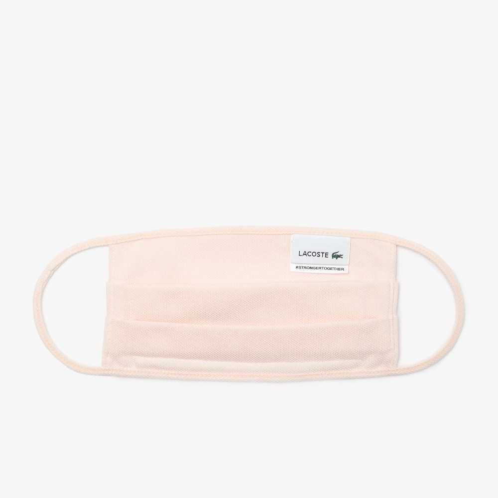 Lacoste L.12.12 Puuvilla Pique' Face Protection Mask Vaaleanpinkki | HFM-864521