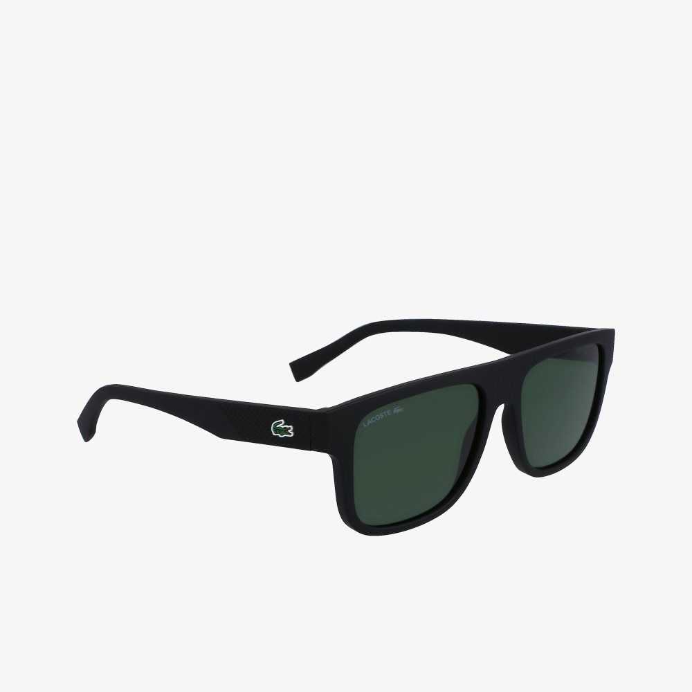 Lacoste Modified Rectangle Plant Based Resin L.12.12 Mustat Sininen | LJG-573096