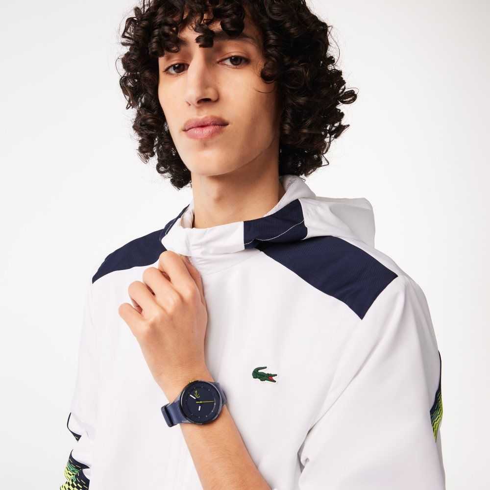 Lacoste Ollie 3 Hands Blue Silikoni Sininen | FKD-285631