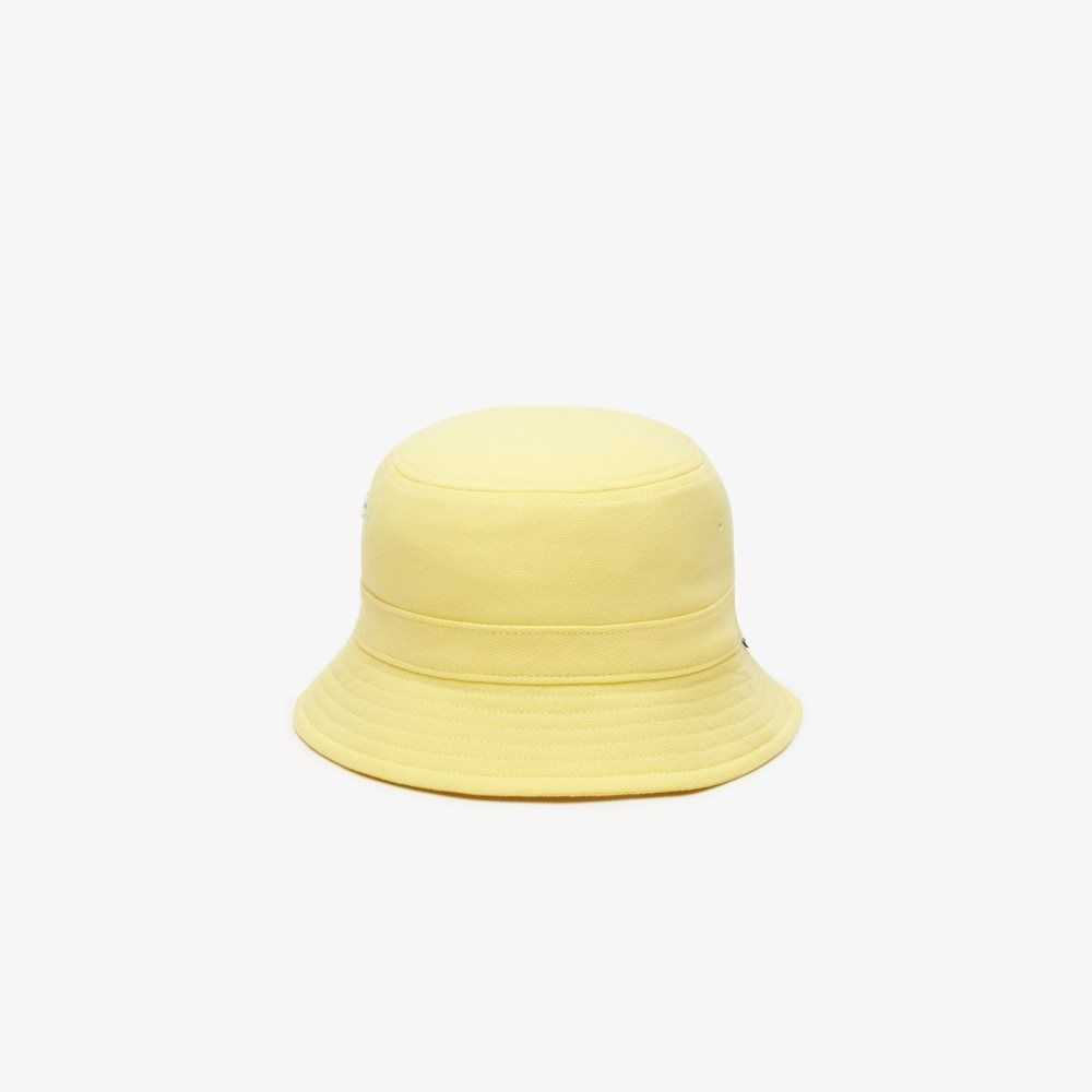 Lacoste Organic Puuvilla Bucket Keltainen | TPJ-473621