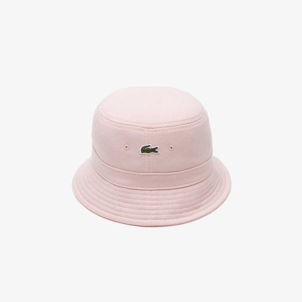 Lacoste Organic Puuvilla Bucket Pinkki | XDR-214937