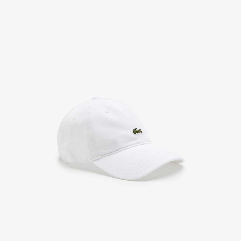 Lacoste Organic Puuvilla Twill Valkoinen | OQM-870256