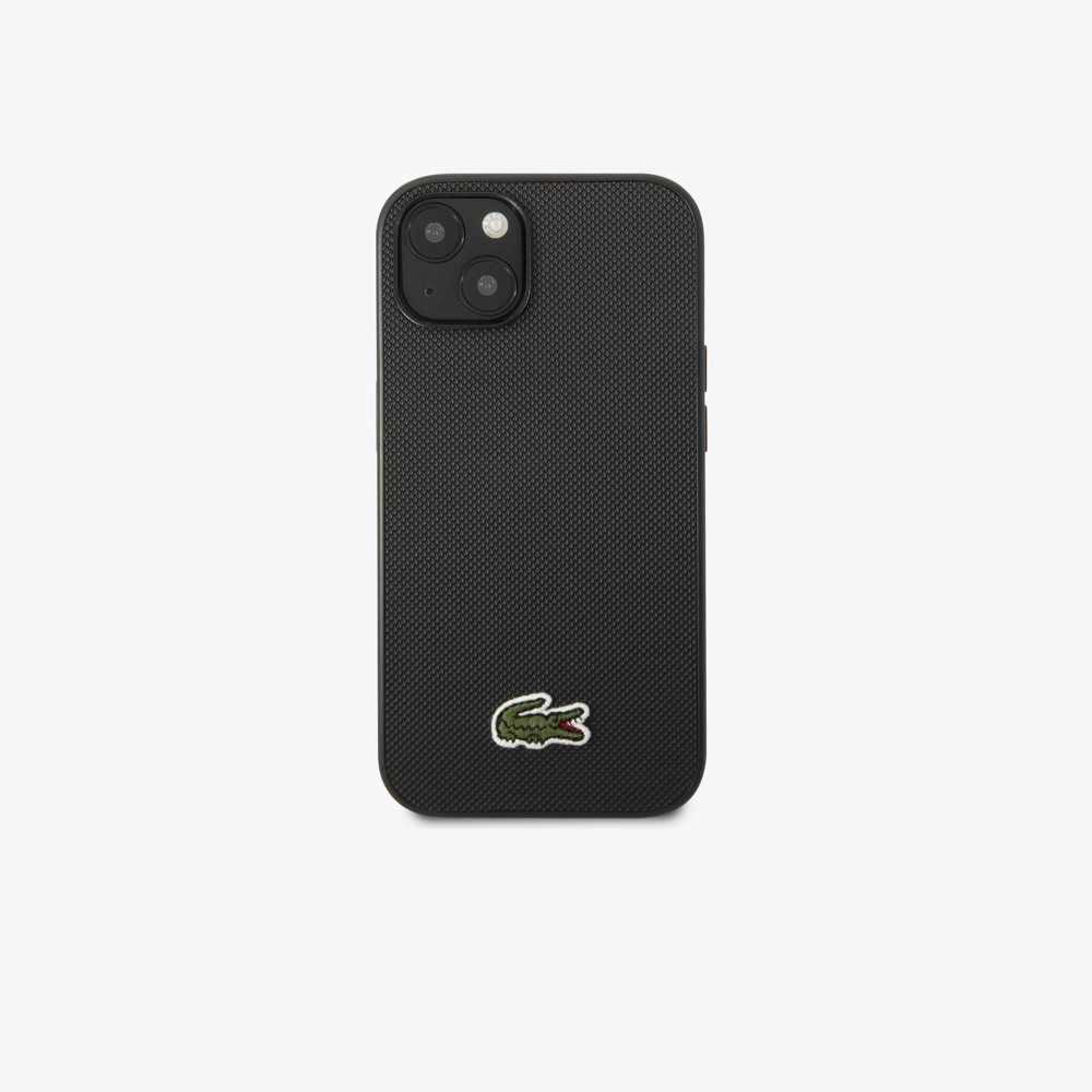 Lacoste Petit Pique Effect iPhone 14 Plus Mustat | GXC-019528