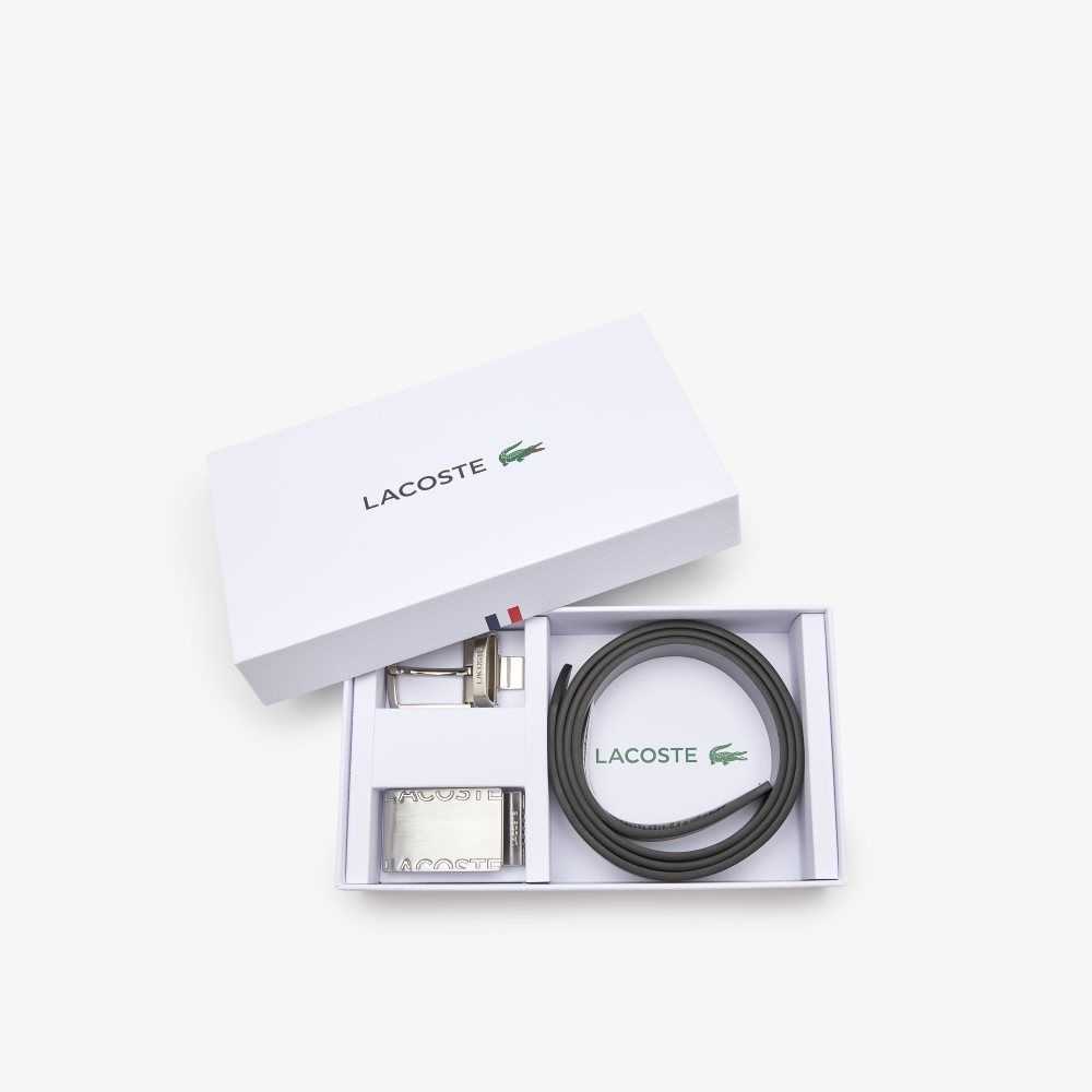 Lacoste Pin And Litteät Solki Belt Gift Set Monivärinen | QBM-658420