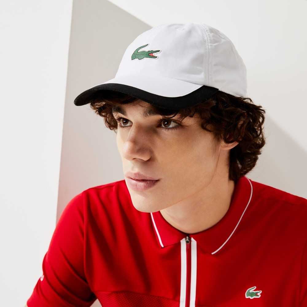 Lacoste SPORT Contrast Border Kevyet Valkoinen Mustat | DVH-427035