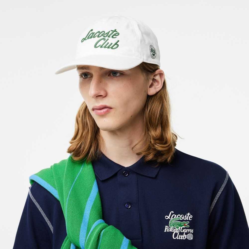 Lacoste SPORT Roland Garros Edition Twill Valkoinen | ZKU-032156