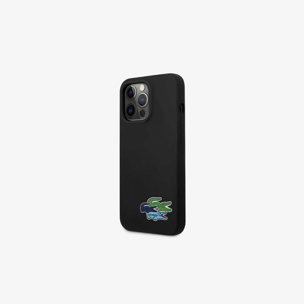 Lacoste Silikoni iPhone 14 Pro Mustat | FNR-328501