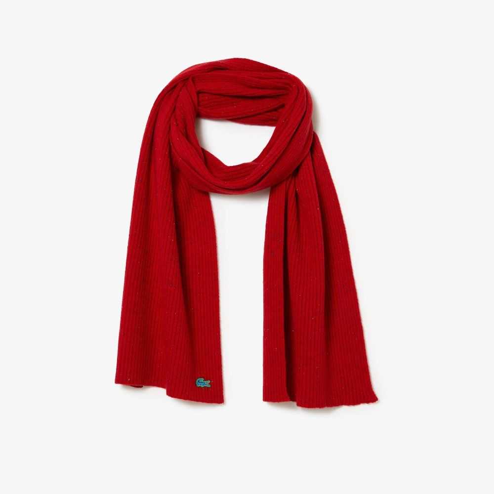 Lacoste Speckled Villa Scarf Punainen | SHK-965873