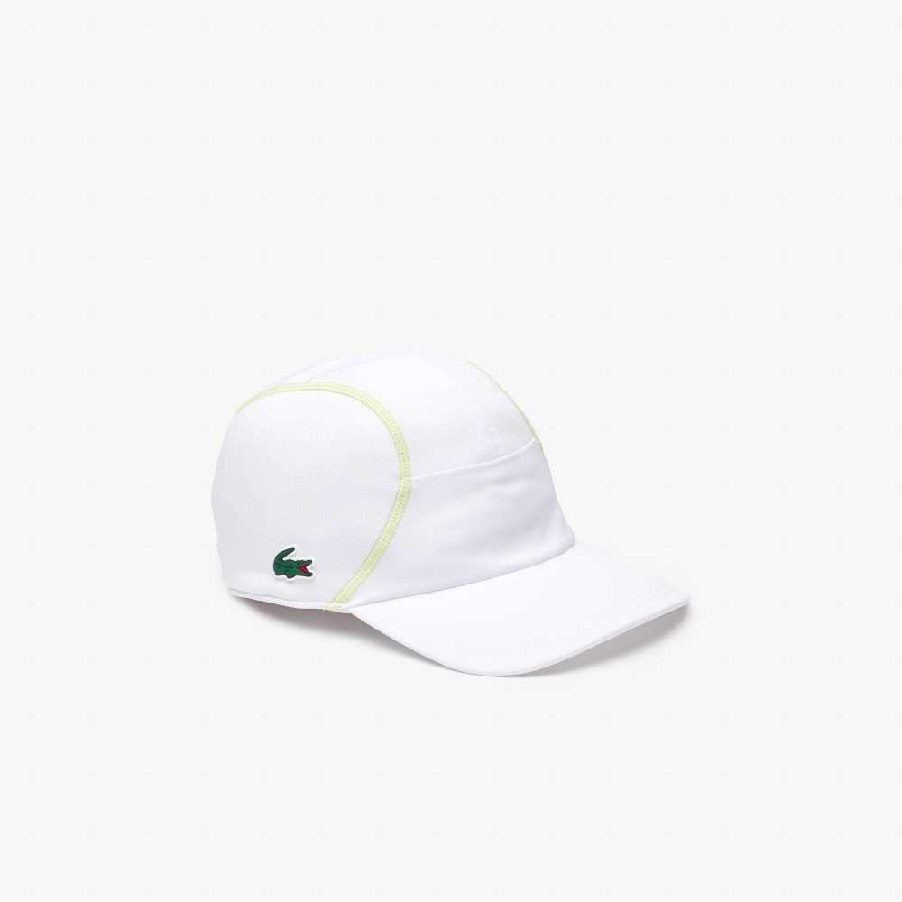 Lacoste Tennis Mesh Panel Valkoinen Keltainen | TYF-283910