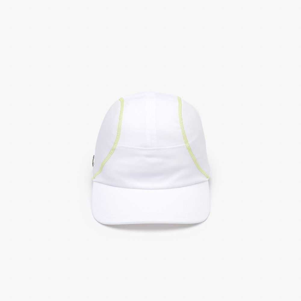 Lacoste Tennis Mesh Panel Valkoinen Keltainen | TYF-283910