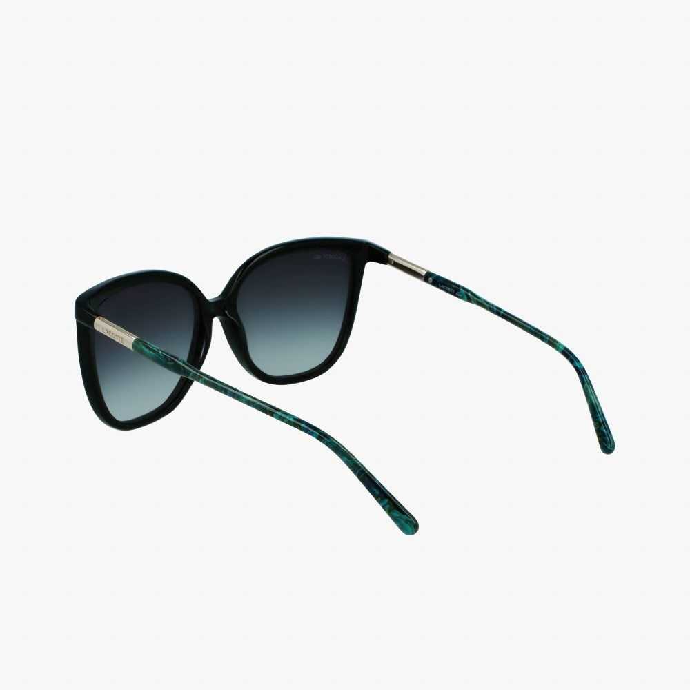 Lacoste Tubular Temple Butterfly Acetate Mustat | VUS-501426