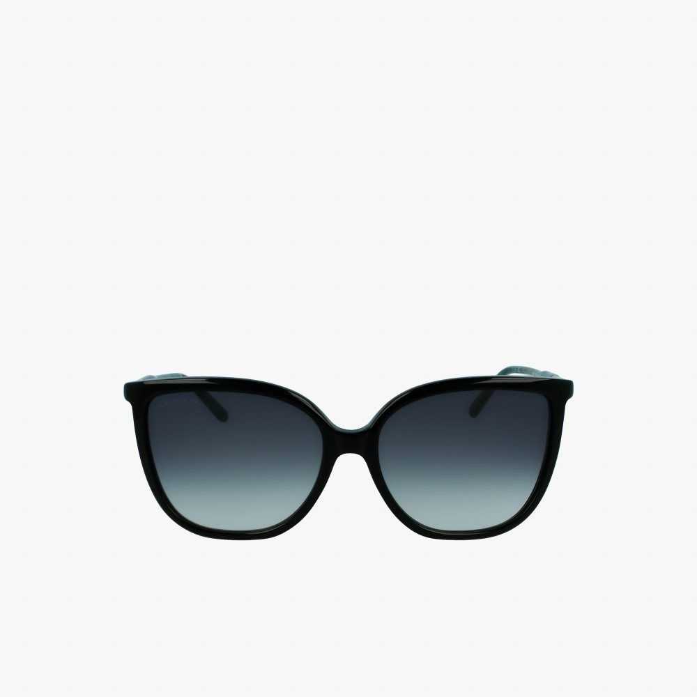 Lacoste Tubular Temple Butterfly Acetate Mustat | VUS-501426