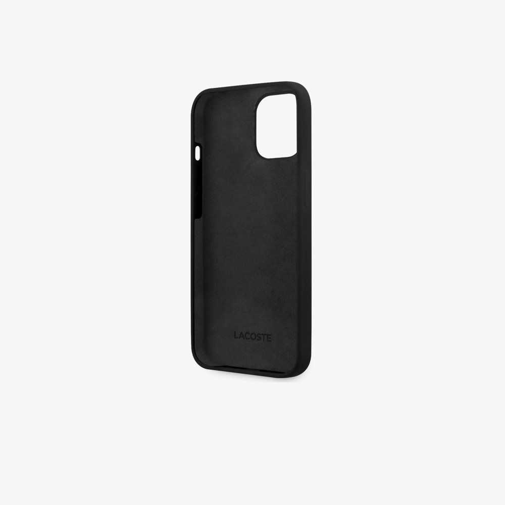 Lacoste silicone iPhone 14 Plus Mustat | BHL-309568